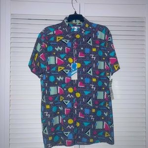 NWT Fresh Prints of Bel- Air Button Down Shirt Small